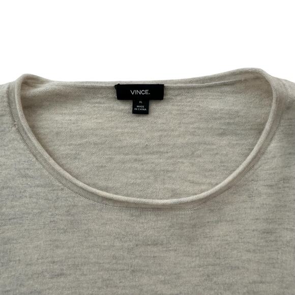 VINCE Men’s Sweater Rolled Neck Beige Wool Cashmere Size XL - Picture 3 of 5